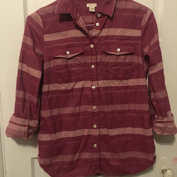 J. Crew Striped Button-Up - Picture 1 of 4
